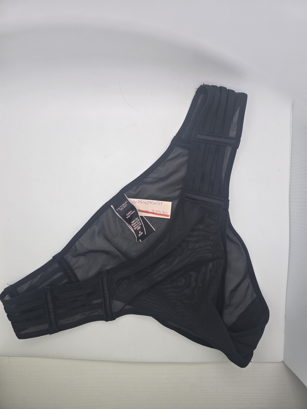Victoria's Secret Size M Black Sheer Mesh Briefs